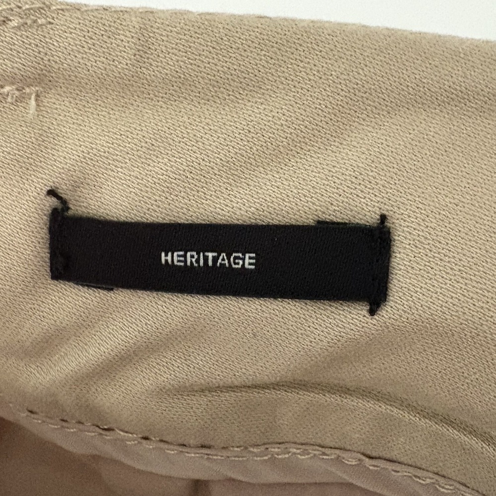 Talbots 12P Pants Khaki Heritage Flat Front High Rise Straight Career Office Y2K - Picture 4 of 6